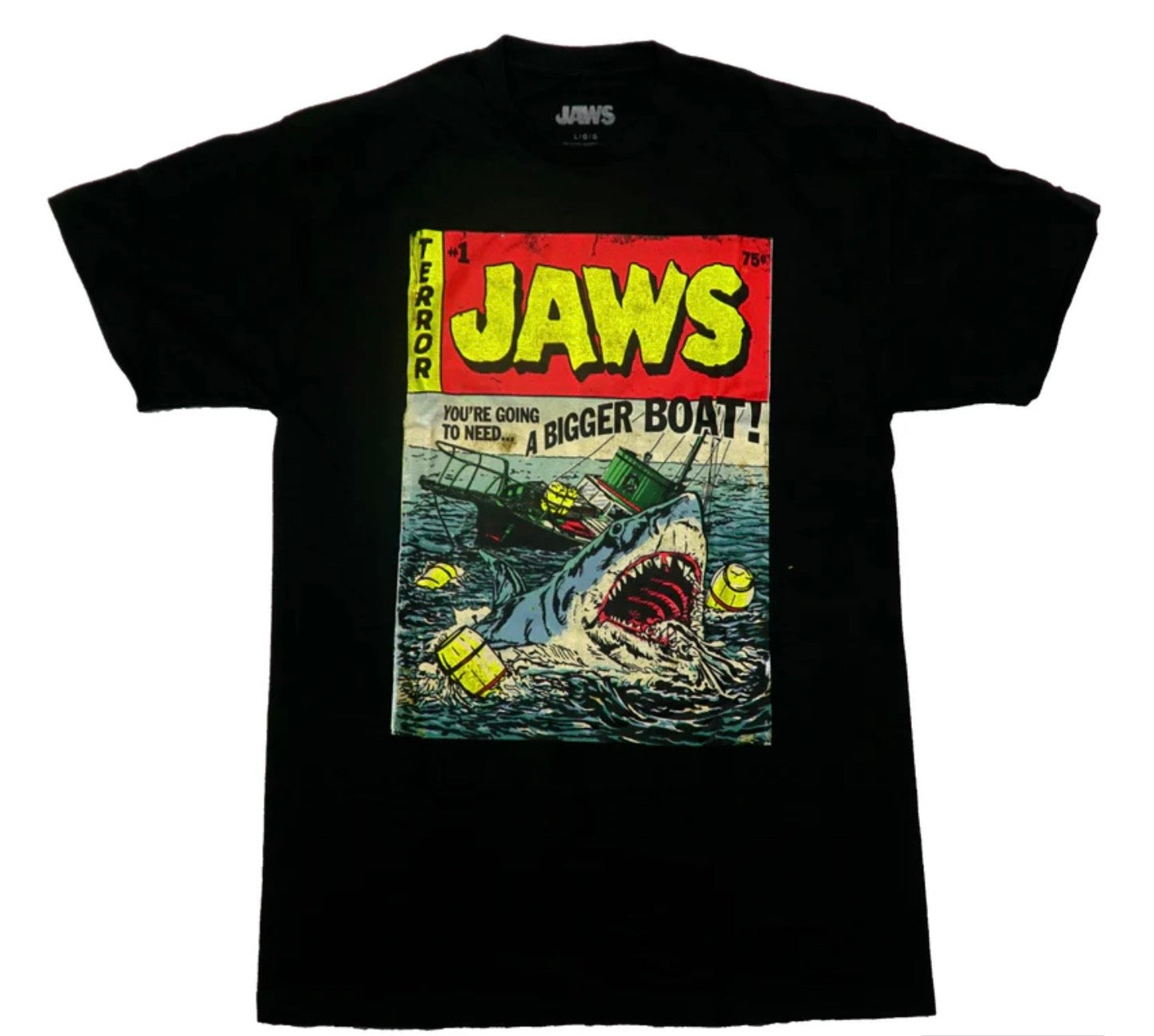 50th Anniversary Jaws, “We’re Gonna Need A Bigger Boat”, T-Shirt