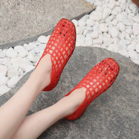 Naked Hanger Jelly Ballet Flats
