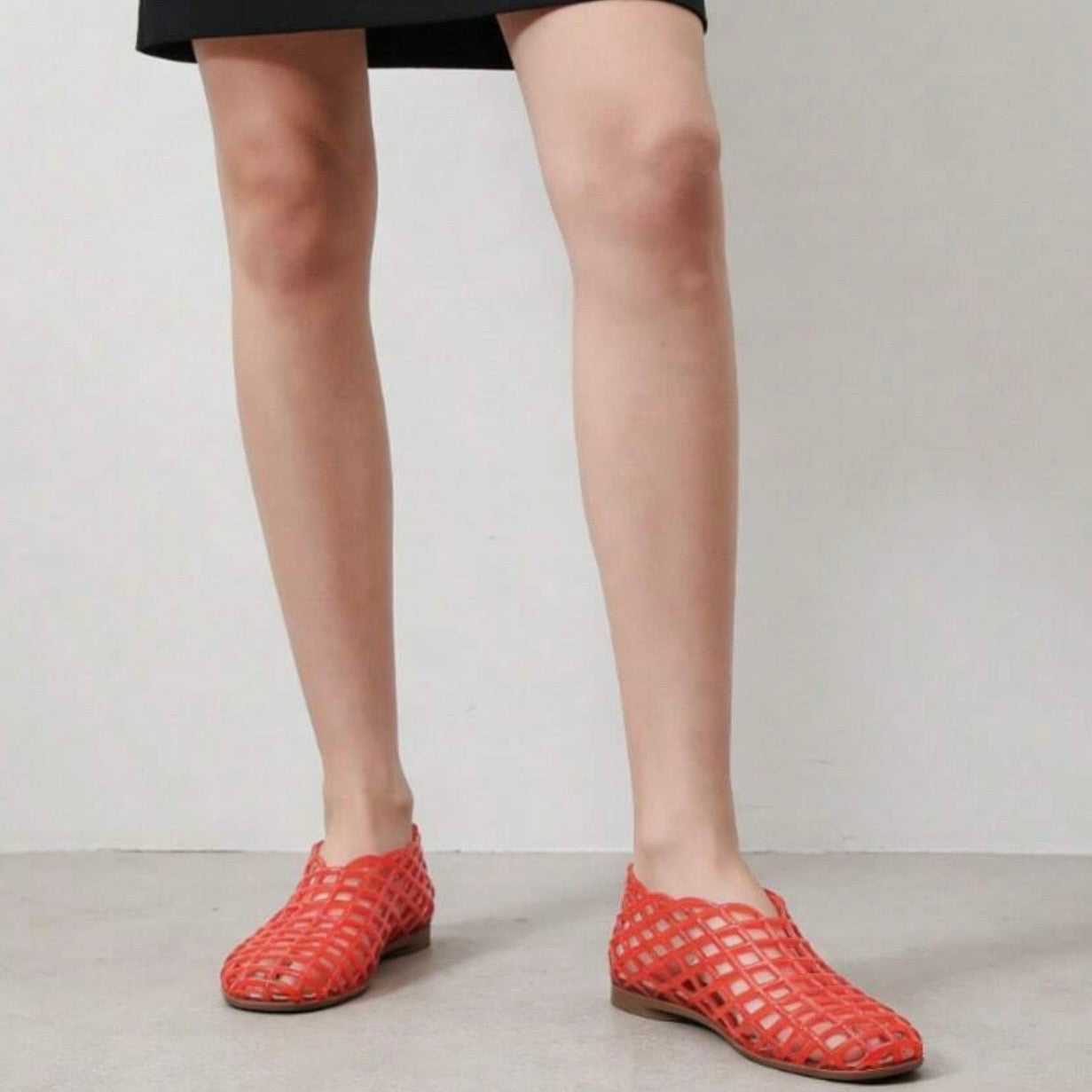 Naked Hanger Jelly Ballet Flats