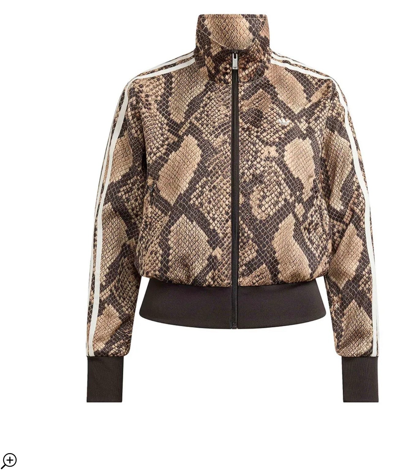 adidas Originals Women’s Satin Snake Print Firebird Track Jacket